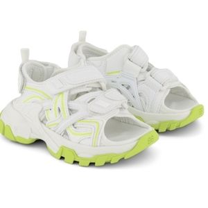 Balenciaga Kids bi color Dual strap Sandals. Size 1